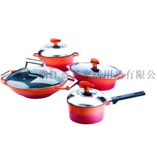 橙色幻想，点亮厨房艺术 艾铂赫厨具套装深度解析